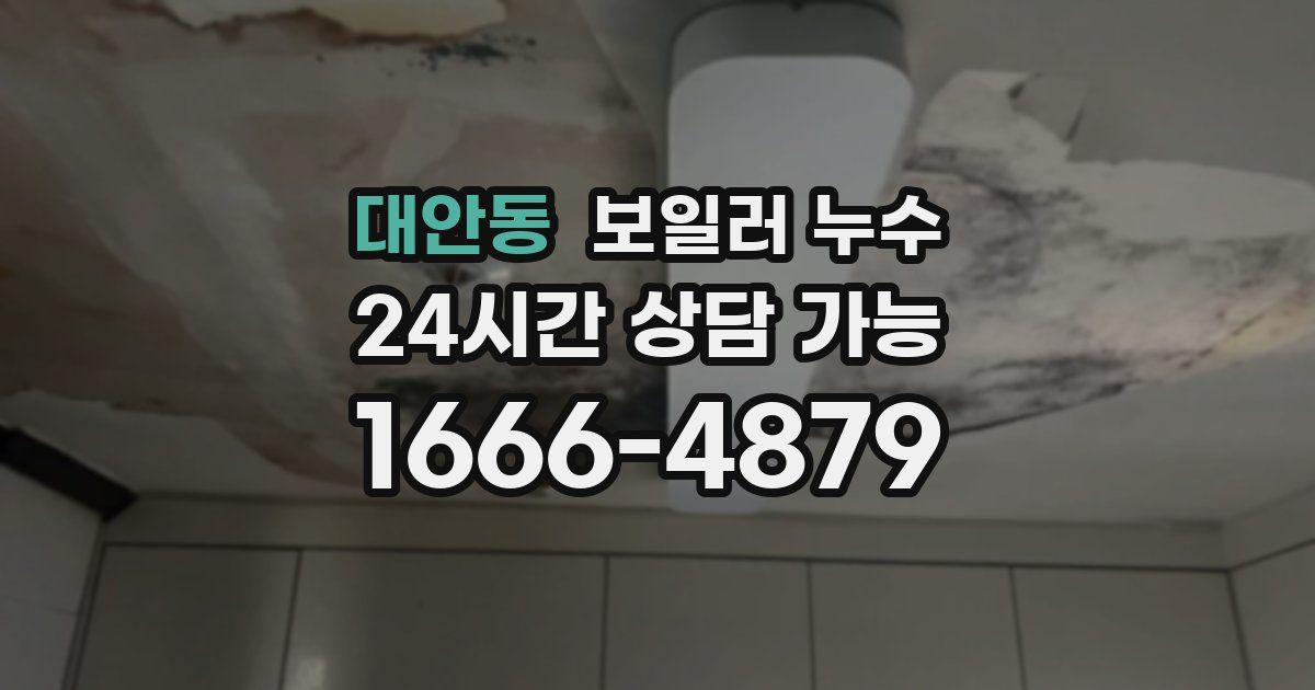 대안동 보일러 누수