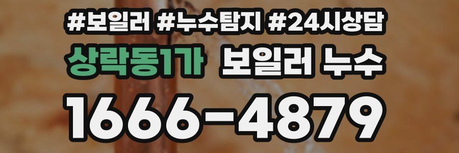 상락동1가 누수탐지