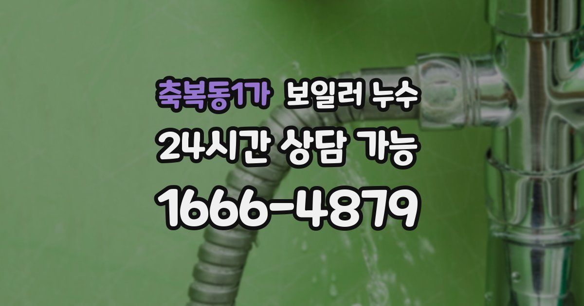 축복동1가 보일러 누수