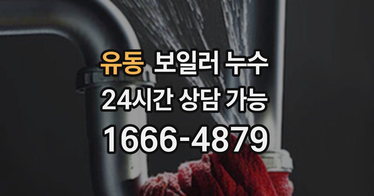 유동 보일러 누수