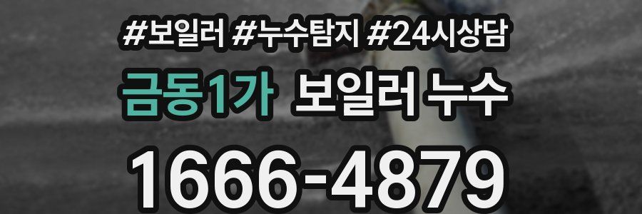 금동1가 누수탐지