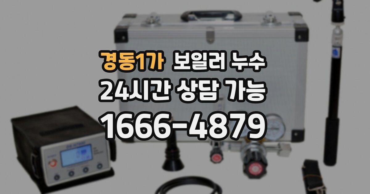 경동1가 보일러 누수