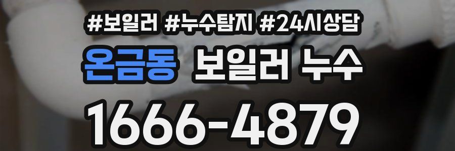 온금동 누수탐지