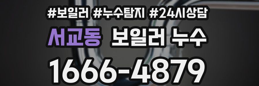 서교동 누수탐지