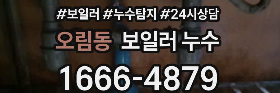 오림동 누수탐지