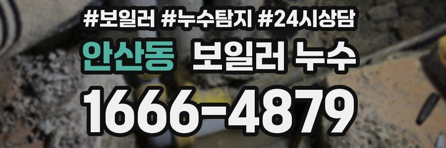 안산동 누수탐지