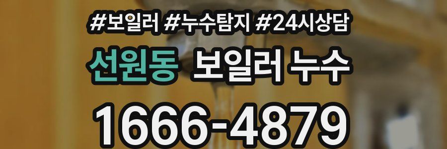 선원동 누수탐지