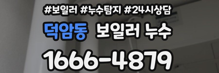 덕암동 누수탐지