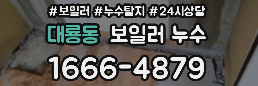 대룡동 누수탐지