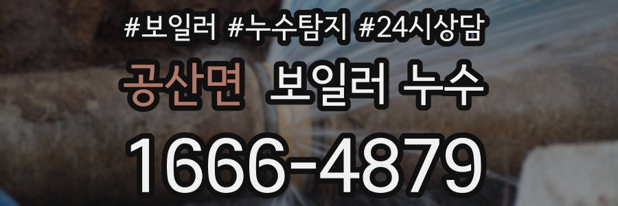 공산면 누수탐지