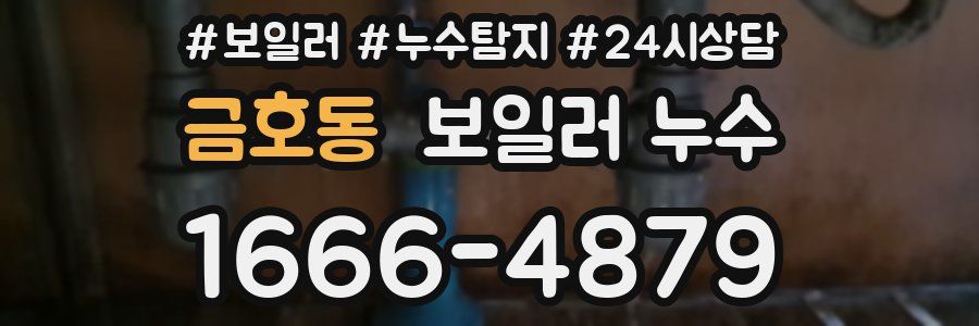 금호동 누수탐지