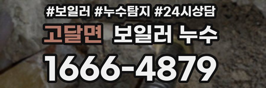 고달면 누수탐지