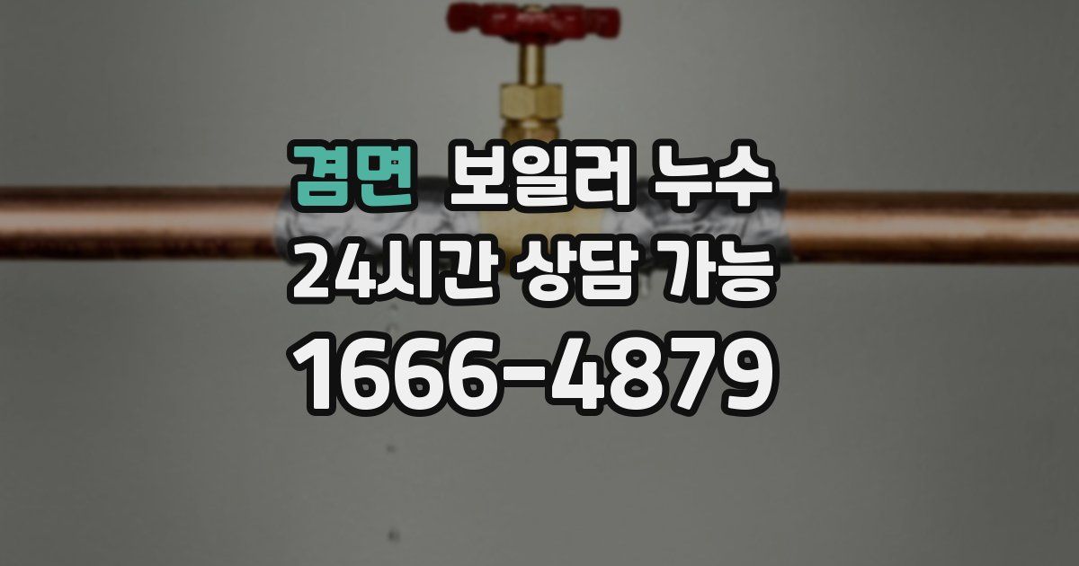 겸면 보일러 누수