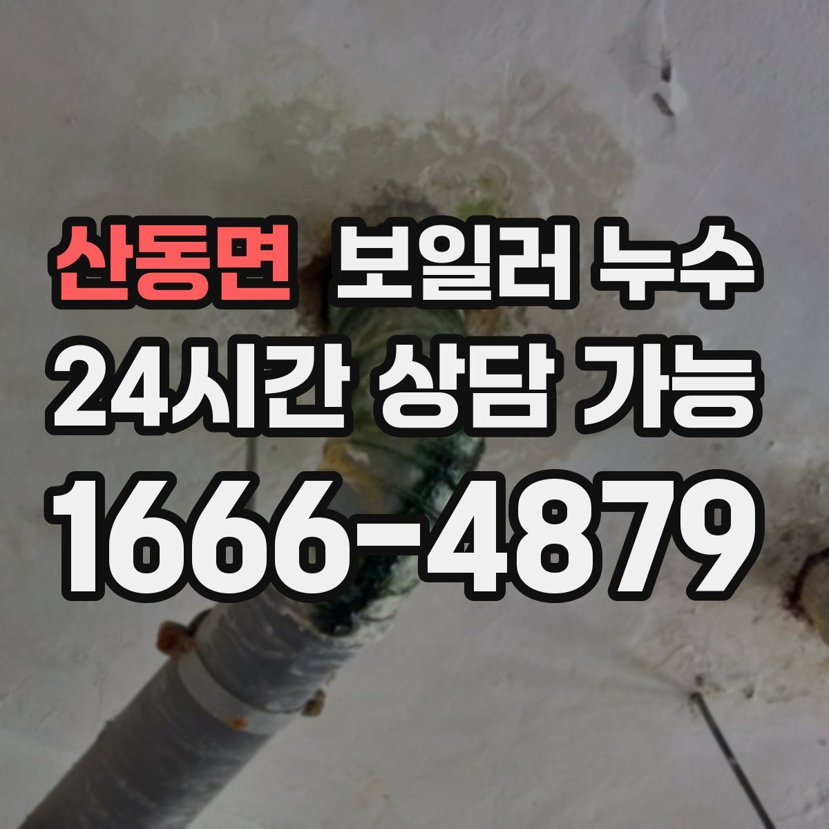 산동면 누수