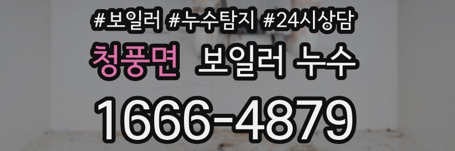 청풍면 누수탐지