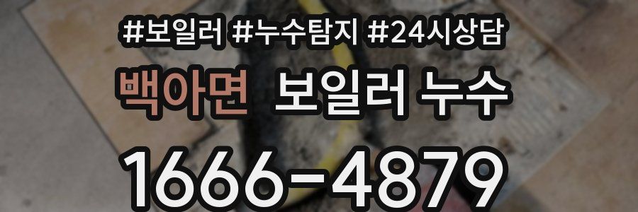 백아면 누수탐지