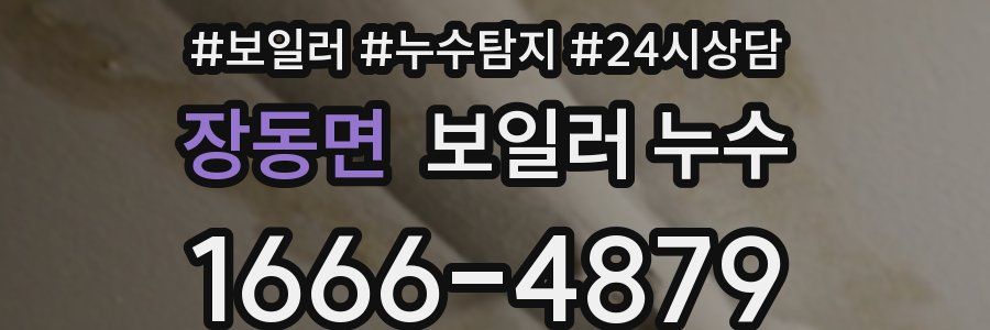 장동면 누수탐지