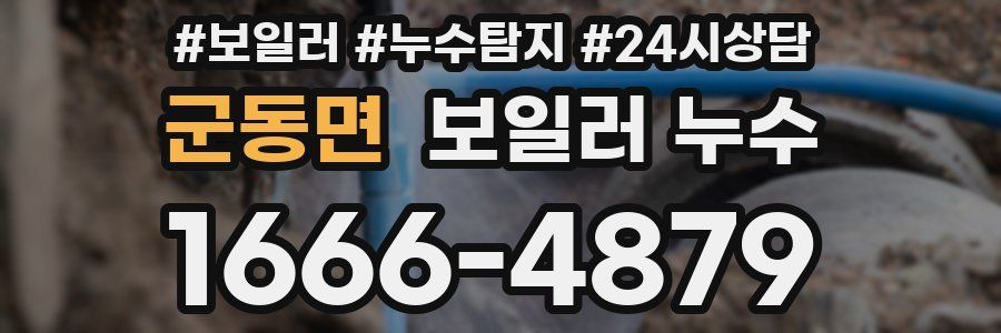 군동면 누수탐지