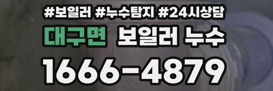 대구면 누수탐지