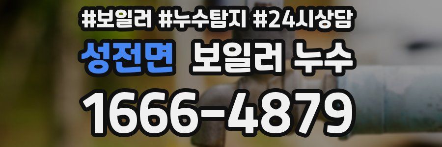 성전면 누수탐지