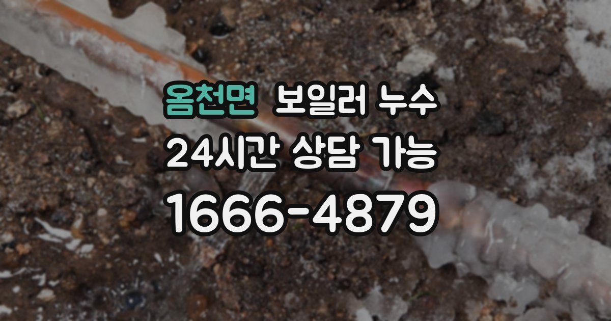 옴천면 보일러 누수