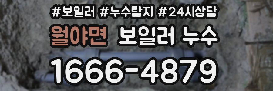 월야면 누수탐지