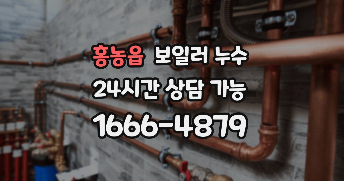 홍농읍 보일러 누수