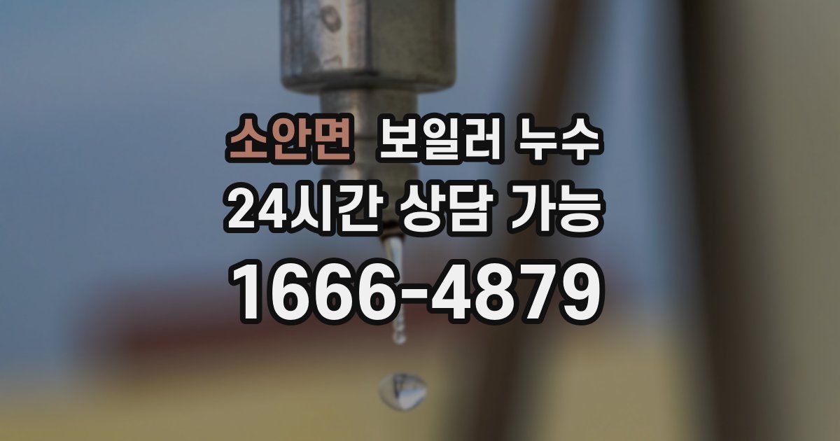 소안면 보일러 누수