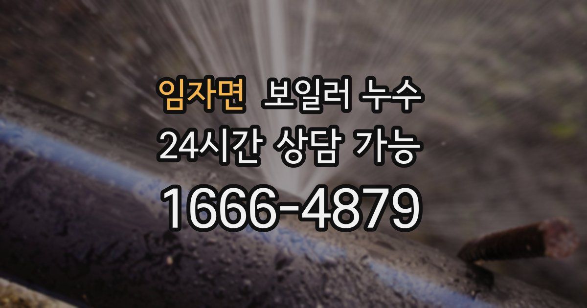 임자면 보일러 누수
