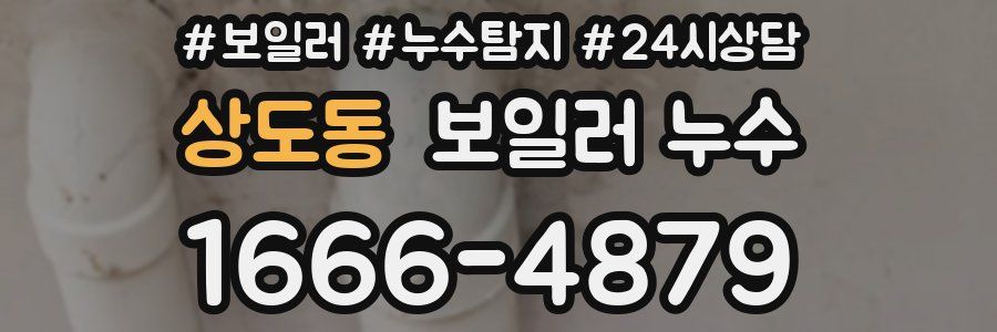 상도동 누수탐지