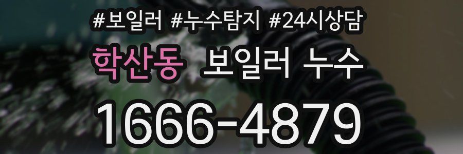 학산동 누수탐지