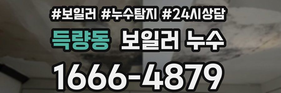 득량동 누수탐지