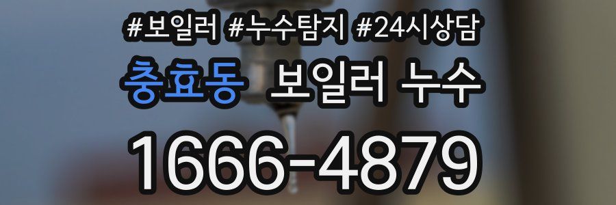 충효동 누수탐지