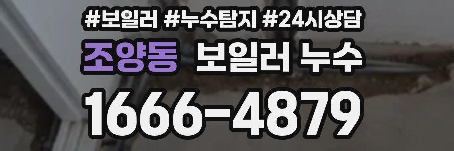 조양동 누수탐지