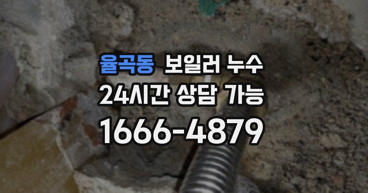 율곡동 보일러 누수