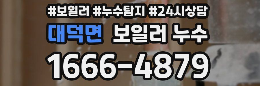 대덕면 누수탐지