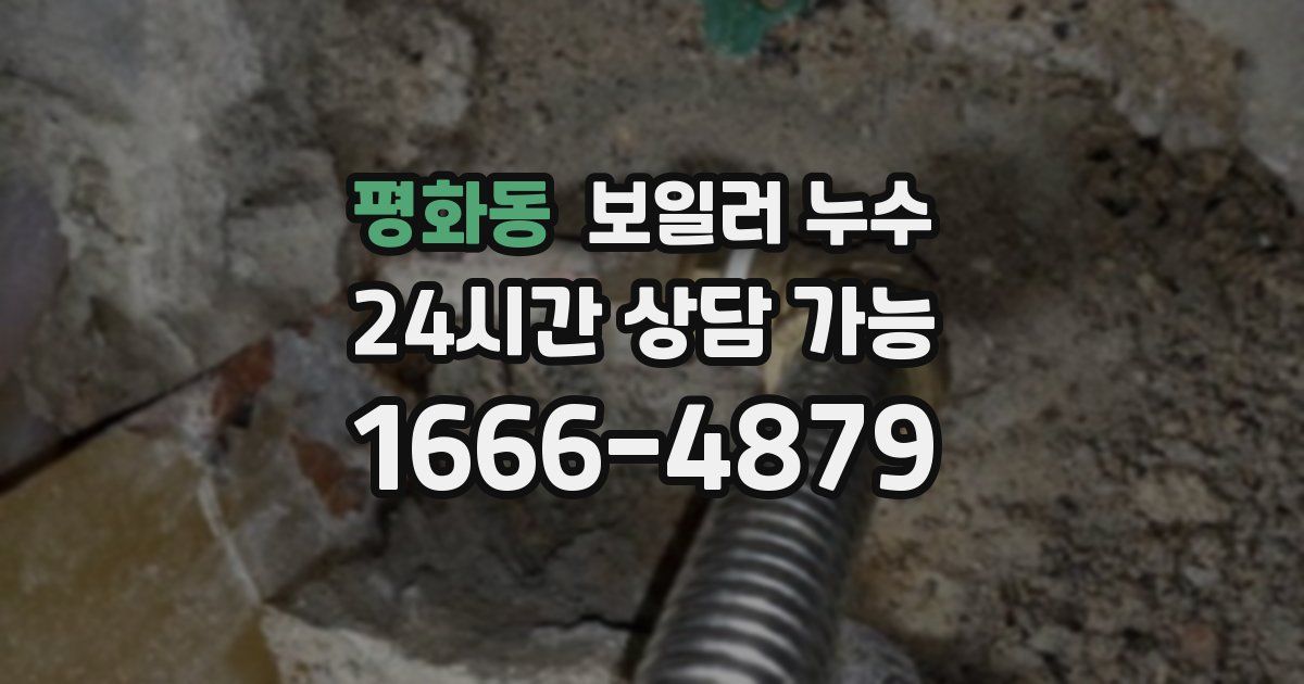 평화동 보일러 누수