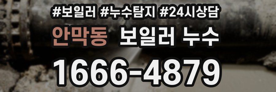 안막동 누수탐지