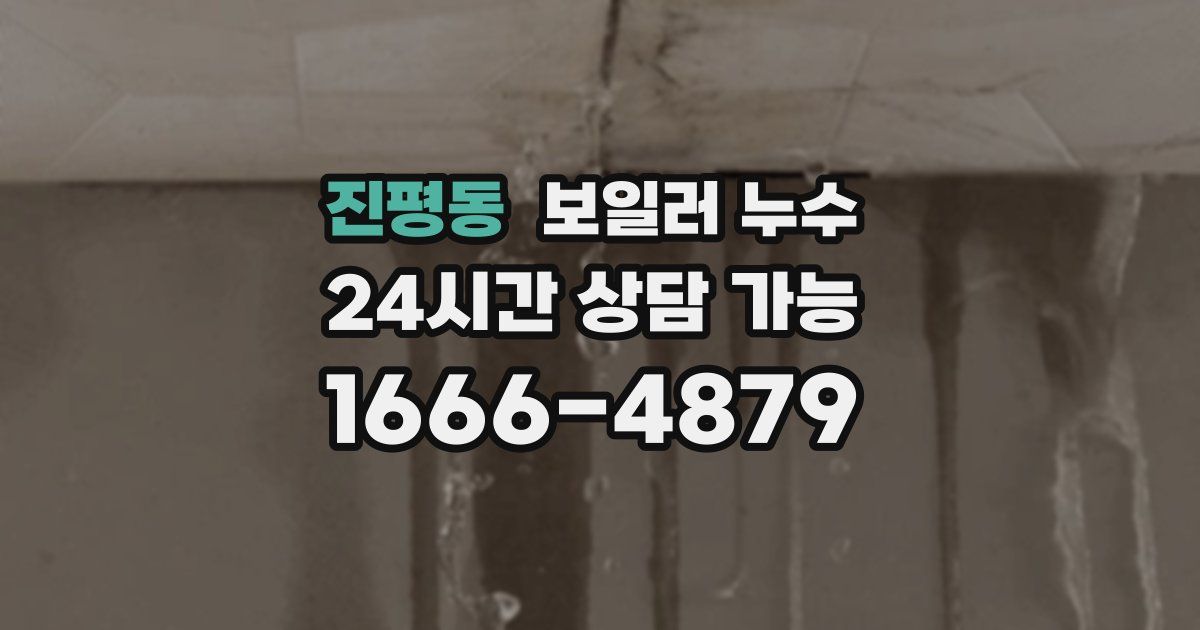 진평동 보일러 누수