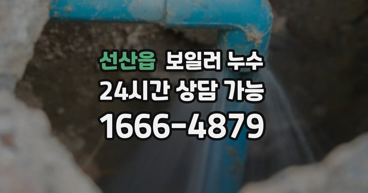 선산읍 보일러 누수