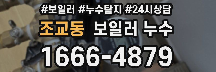 조교동 누수탐지