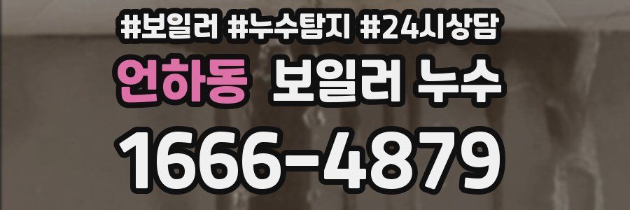 언하동 누수탐지