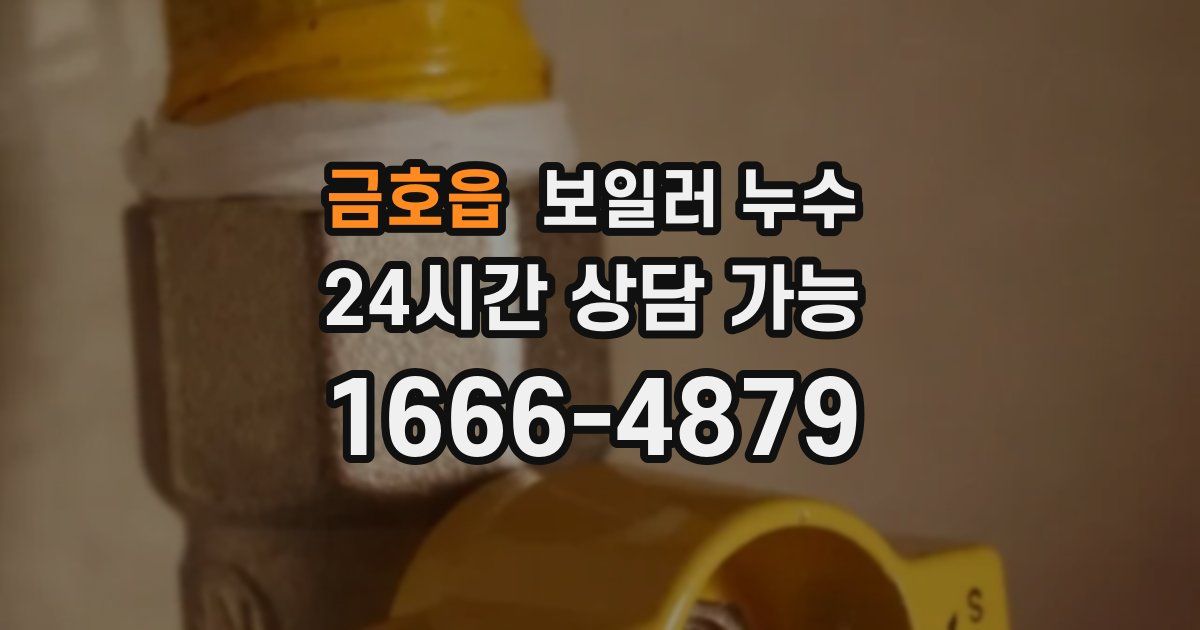 금호읍 보일러 누수