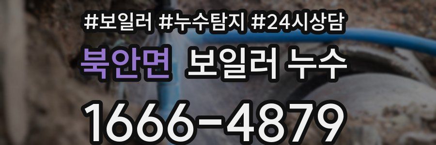 북안면 누수탐지