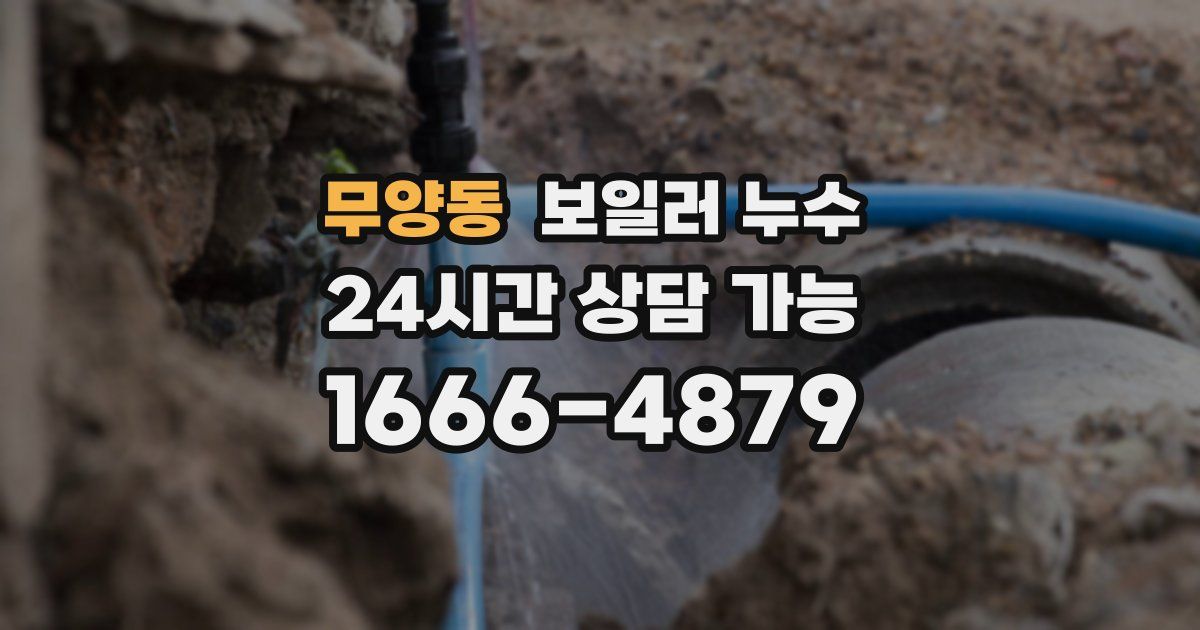 무양동 보일러 누수
