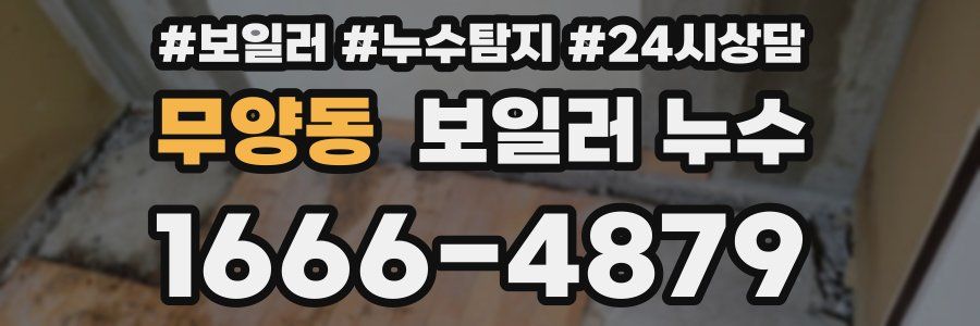 무양동 누수탐지