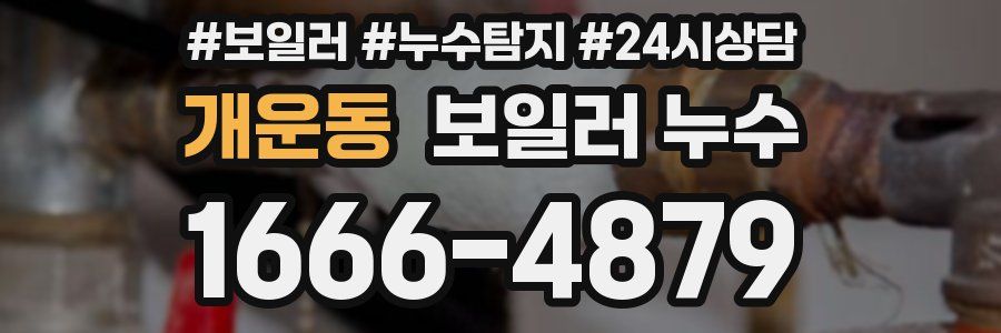 개운동 누수탐지