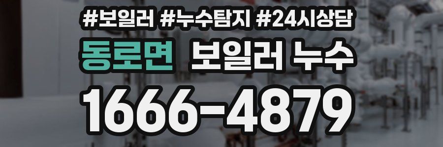 동로면 누수탐지