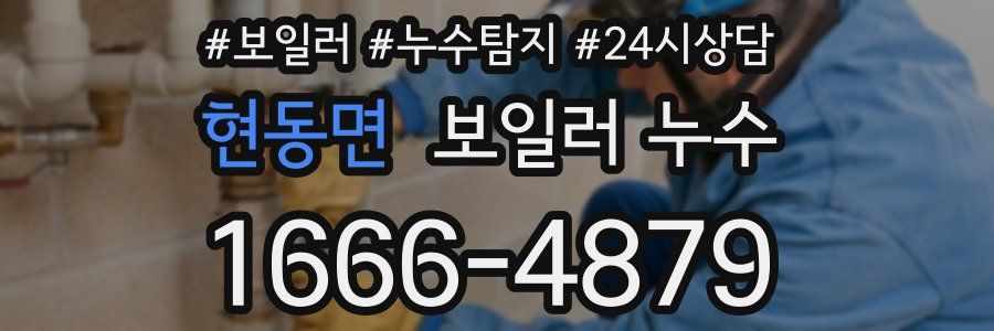 현동면 누수탐지