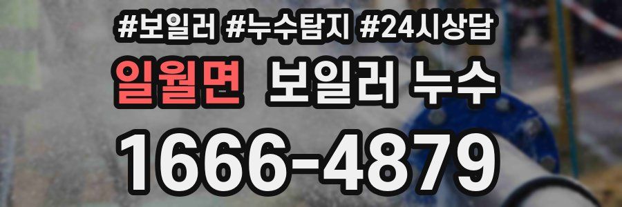 일월면 누수탐지